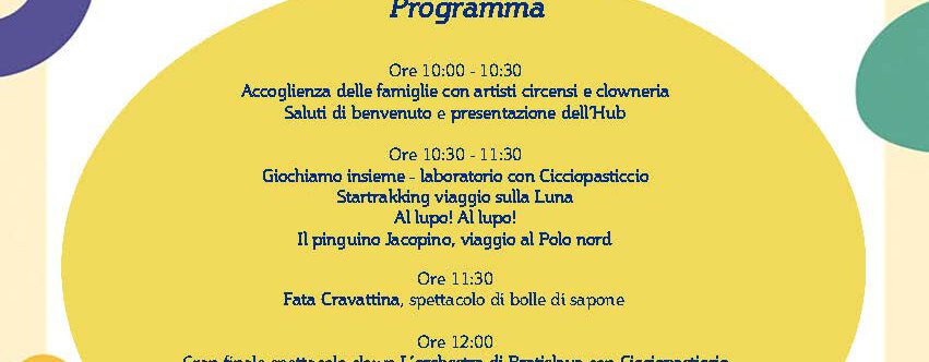 Festa di inaugurazione Hub Paripasso Madonella – 14 Ottobre